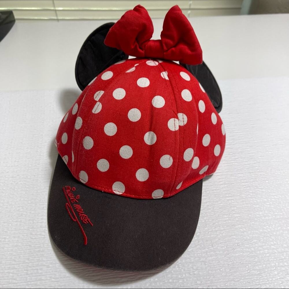 Disney Parks Disneyland Minnie Mouse Ears Youth Snapback Cap Hat